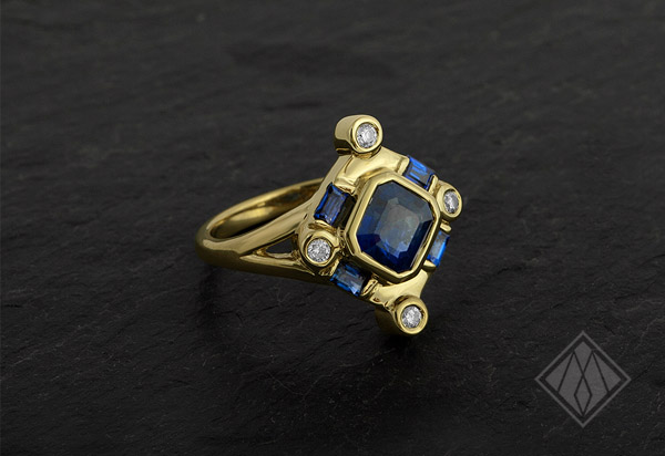heirloom redesign sapphire ring