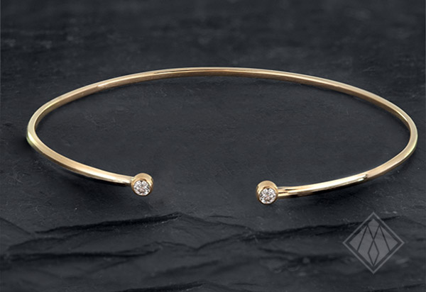 Simple Diamond Cuff