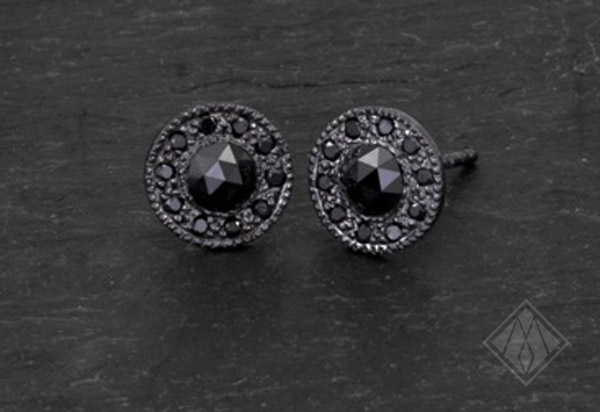 Black Rose Diamond Ears