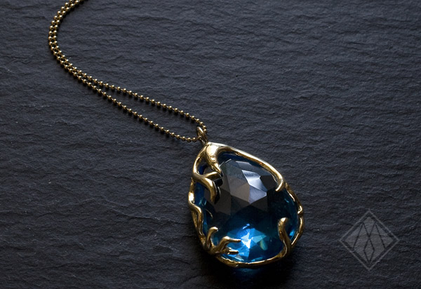 Blue Topaz Pendant