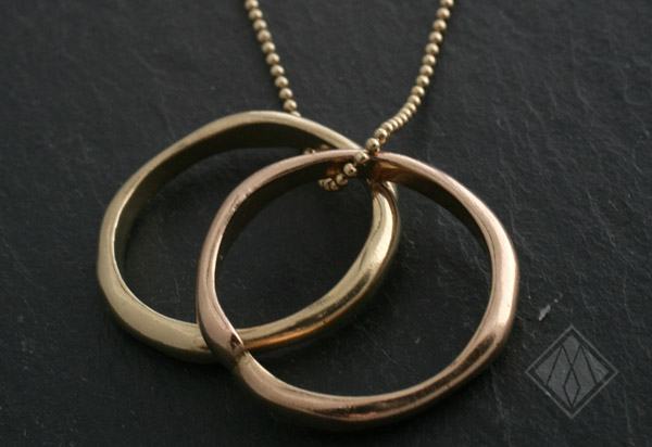 Dounble Ring Necklace