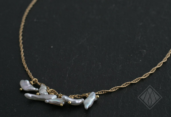 Keishi Pearl Necklace