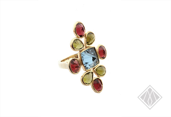 colorful ethnic ring