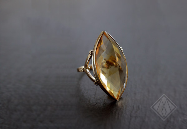 citrine ring