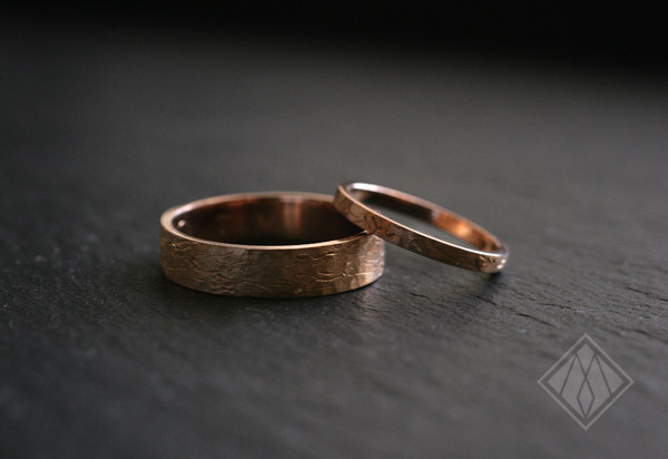 rose gold rings