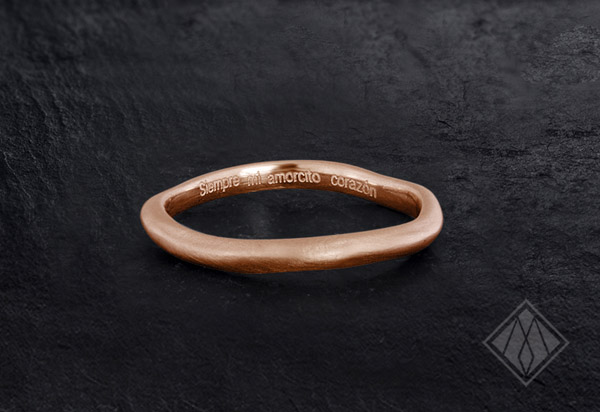 rose gold band