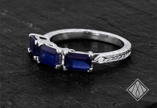 sapphire and diamond band 1