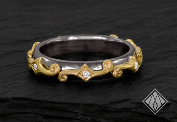 Baroque Wedding Band