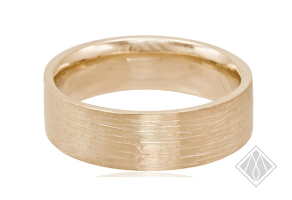 Brushed Gold Band