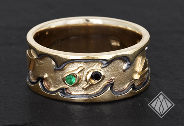 ornate dragon ring